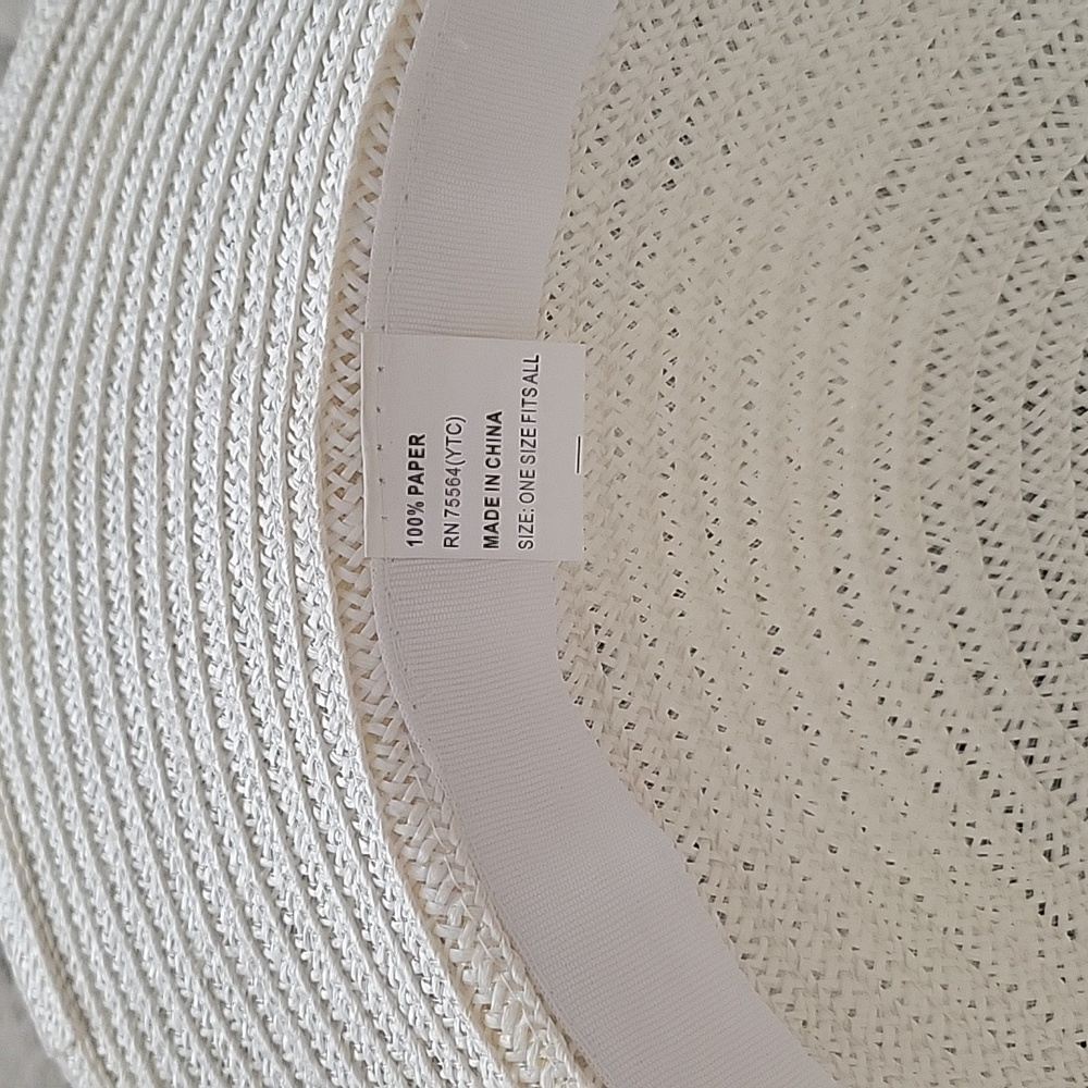 Off white sun hat - Picture 6 of 6